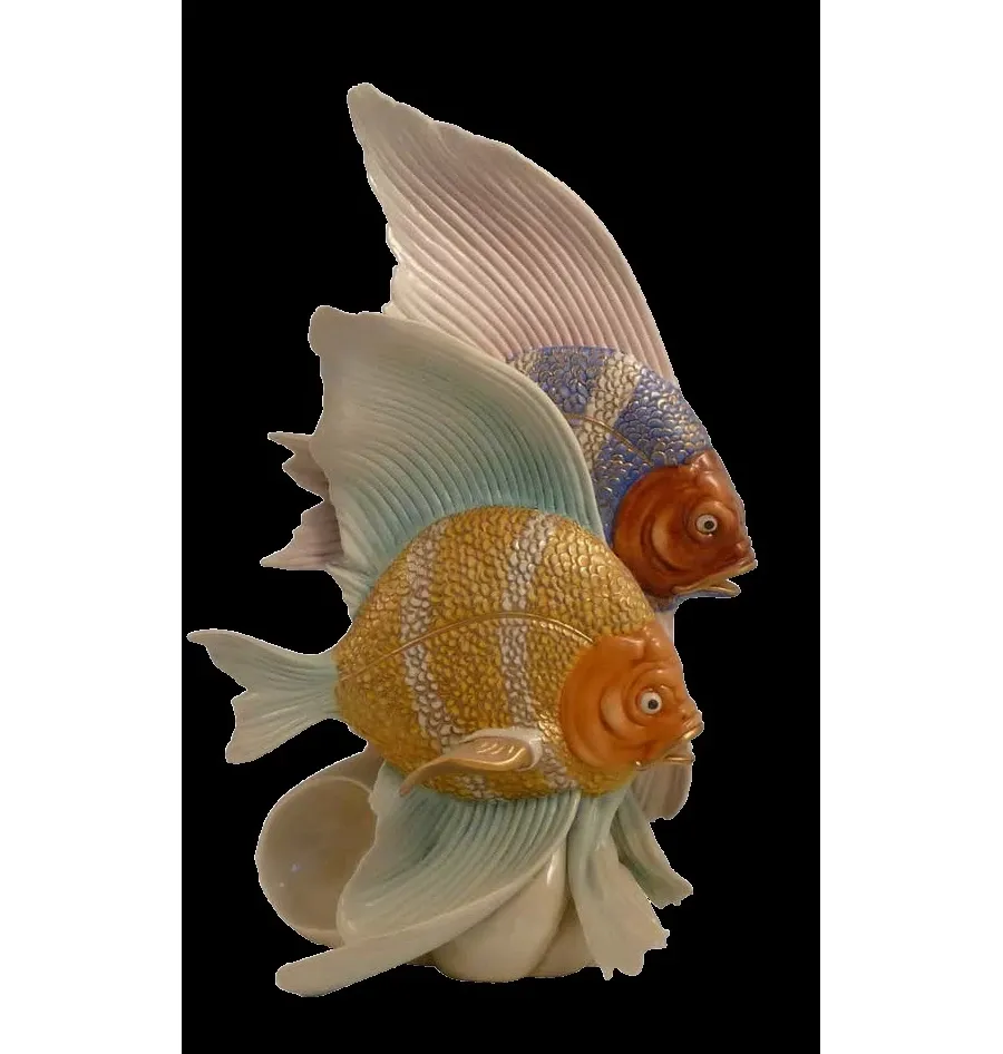 obrazek 1 Para niesamowitych porcelanowych ryb