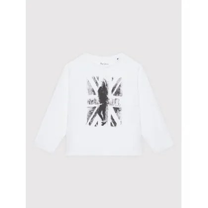 Zdjęcie Pepe Jeans Bluzka Brenda PG502918 Biały Regular Fit