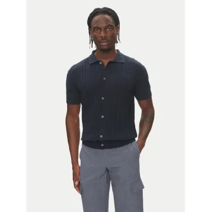 Zdjęcie Lindbergh Kardigan 30-804114 Granatowy Slim Fit