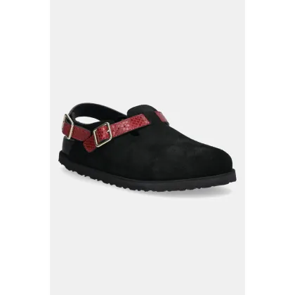 Zdjęcie Birkenstock 1774 sandały zamszowe Tokio EXQ LE damskie kolor czarny 1029995