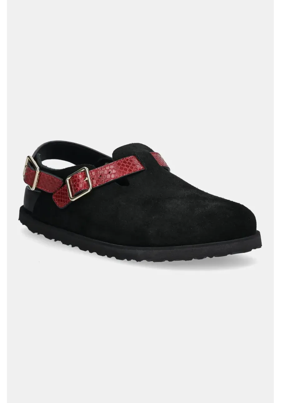 obrazek 1 Birkenstock 1774 sandały zamszowe Tokio EXQ LE damskie kolor czarny 1029995