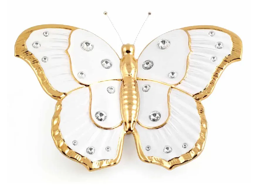 obrazek 1 Cudowny ceramiczny motyl ze zdobieniami - Bruno Costenaro