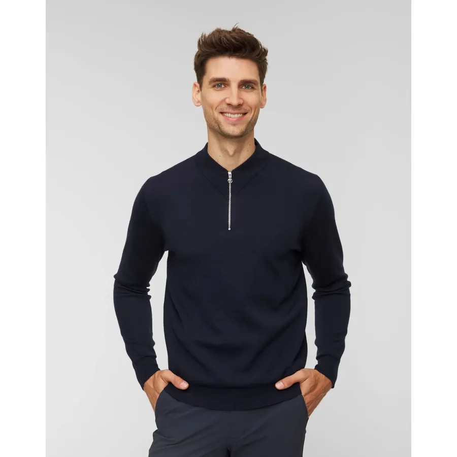 obrazek 1 Sweter Wełniany G/fore Plaited Merino Woolquarter Zp G/Fore