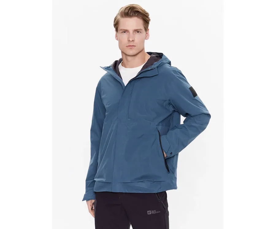 obrazek 1 Jack Wolfskin Kurtka przeciwdeszczowa Goldgewann 1115761 Niebieski Regular Fit
