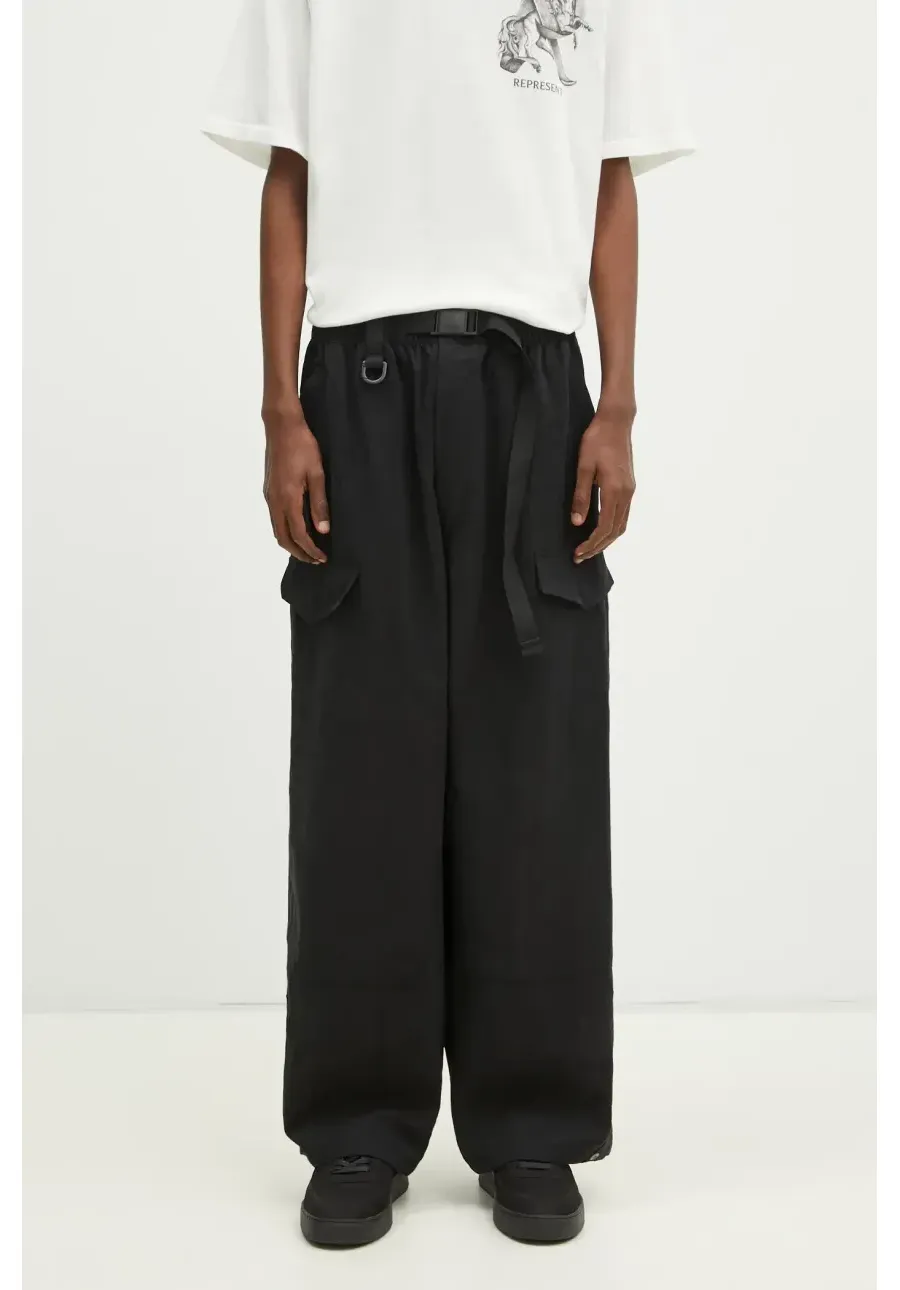 obrazek 1 Y-3 spodnie Washed Twill Pant męskie kolor czarny proste JD3522