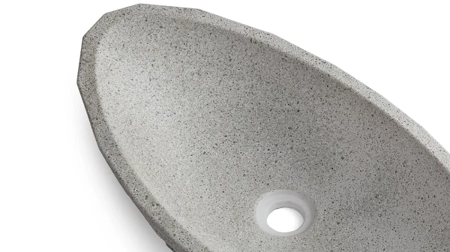 obrazek 3 Elitarna umywalka 60 cm DIAMOND HARDCORE – naturalny, bez dekoru, lakier matowy