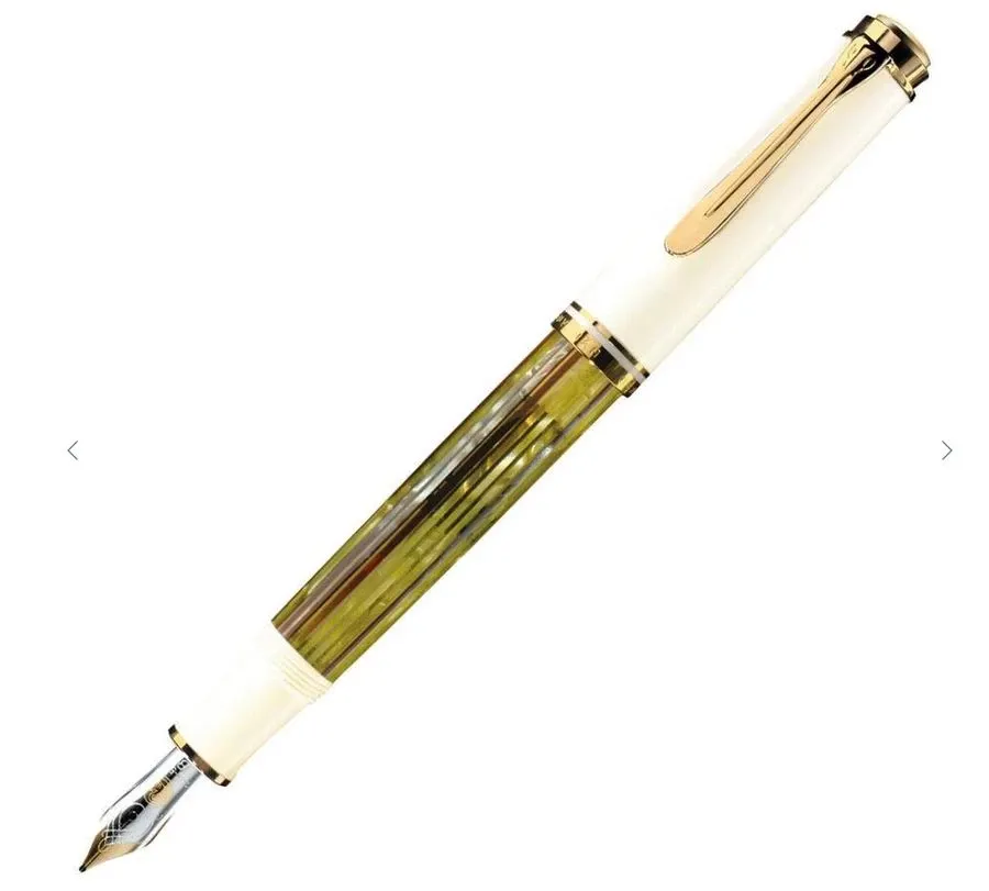 obrazek 1 Pióro wieczne Pelikan Souveran M400 Tortoiseshell White EF