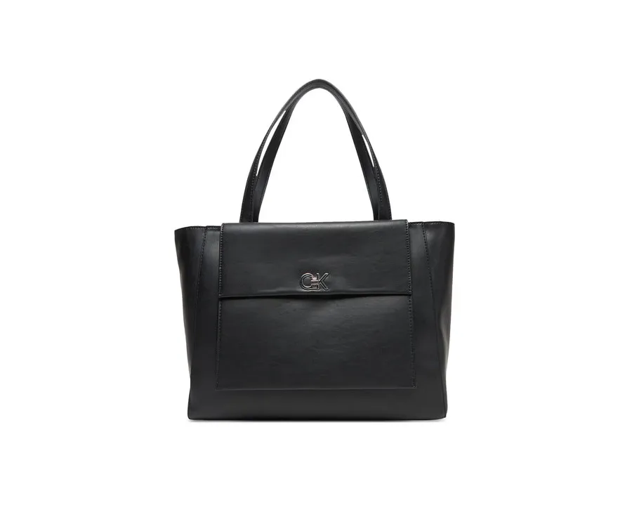 obrazek 1 Calvin Klein Torebka Ck Re-Lock Medium Shopper LV04F3223G Czarny