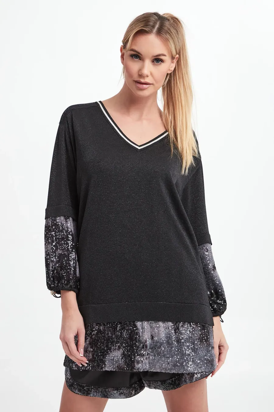 obrazek 1 Sweter damski z lureksu LIU JO Liu Jo