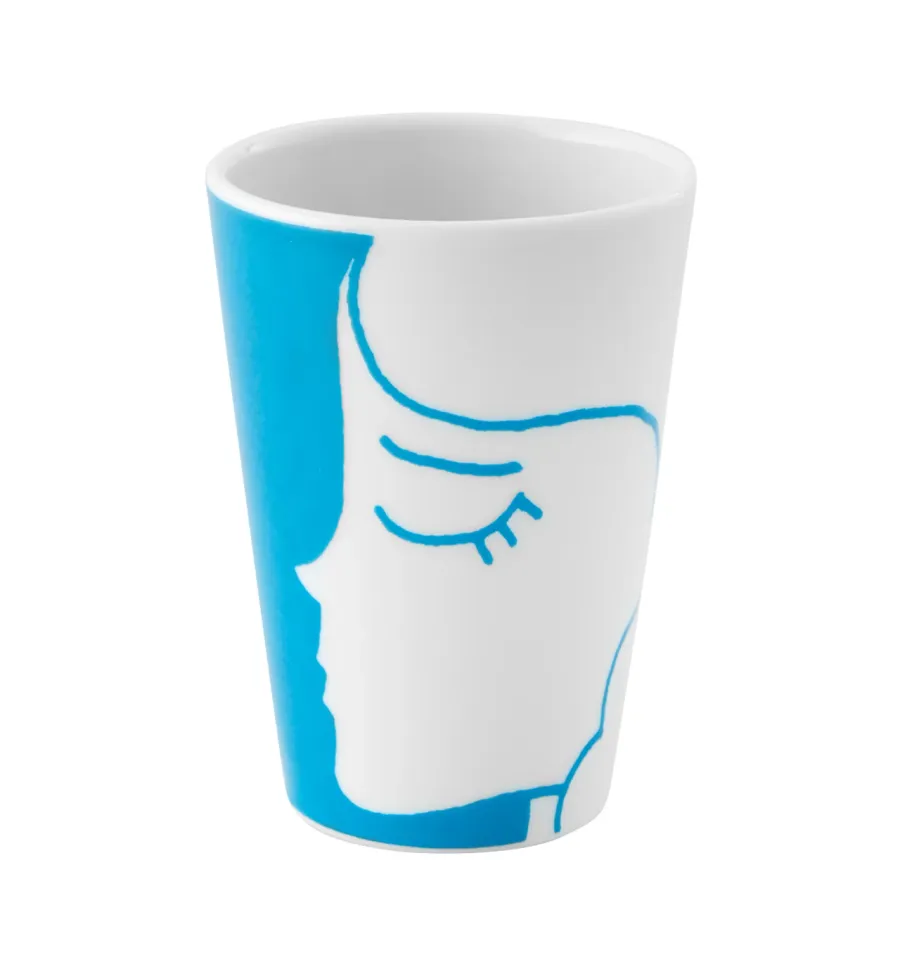 obrazek 2 Unikatowa porcelanowa filiżanka na kawę ze spodkiem
