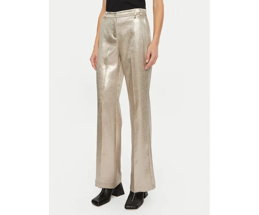 obrazek 1 Patrizia Pepe Spodnie materiałowe 2P1646/A502-FF14 Złoty Regular Fit