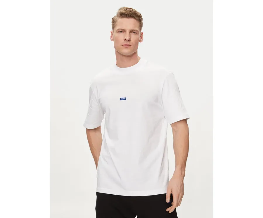 obrazek 1 Hugo T-Shirt Nieros 50509991 Biały Regular Fit HUGO