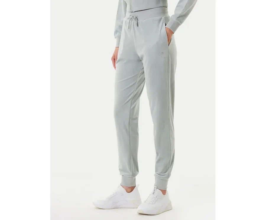 obrazek 1 Guess Spodnie dresowe V3BB27 K0232 Zielony Regular Fit