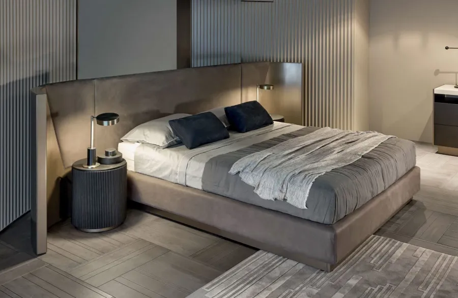 obrazek 1 Designerskie łóżko do sypialni w stylu minimalistycznym