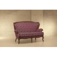 Zdjęcie Luksusowa bordowa sofa w stylu francuskim – Morello Gianpaolo