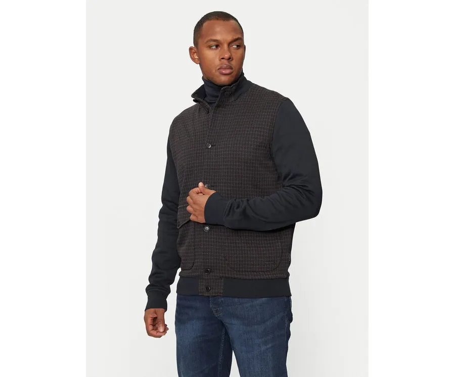 obrazek 1 Bugatti Bluza 8750 65063B Granatowy Regular Fit