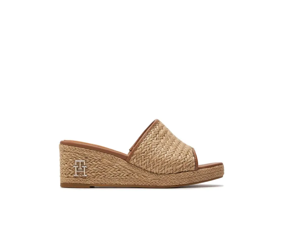 obrazek 1 Tommy Hilfiger Espadryle Th Rope Wedge Sandal FW0FW07927 Beżowy