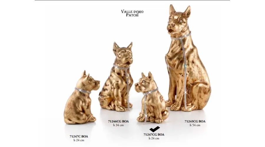 obrazek 1 Dog niemiecki siedzący ze smyczą - Valle d'oro Patchi
