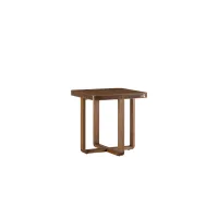 Picture Solid American walnut - high-quality coffee table 45x45cm - Ulivi Salotti