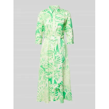 Zdjęcie Sukienka midi ze wzorem na całej powierzchni