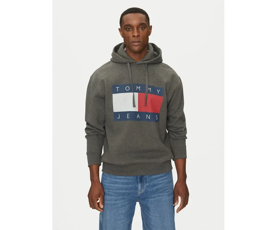 obrazek 1 Tommy Jeans Bluza DM0DM20591 Szary Relaxed Fit