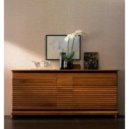 Zdjęcie Włoska 2-drzwiowa komoda z 6 szufladami w stylu klasycznym do salonu – Cantiero