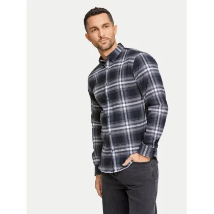 Zdjęcie Lindbergh Koszula 30-225054 Szary Relaxed Fit