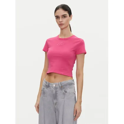 Zdjęcie HUGO T-Shirt Delanor_2 50539132 Różowy Cropped Fit