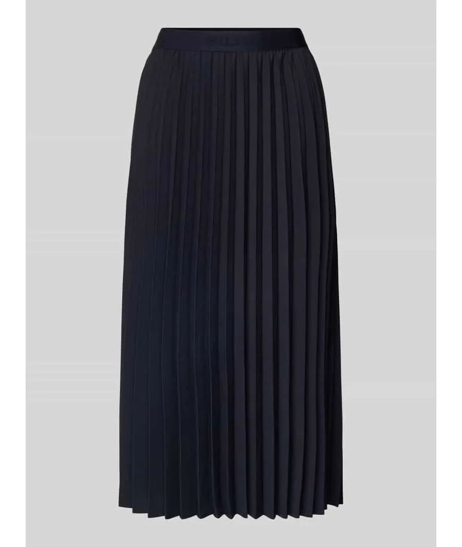 obrazek 1 Tommy Hilfiger Spódnica plisowana Fluid WW0WW41793 Granatowy Regular Fit