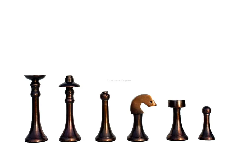 obrazek 3 Prestiżowe szachy mosiężne z serii Elegant - The Chess Empire