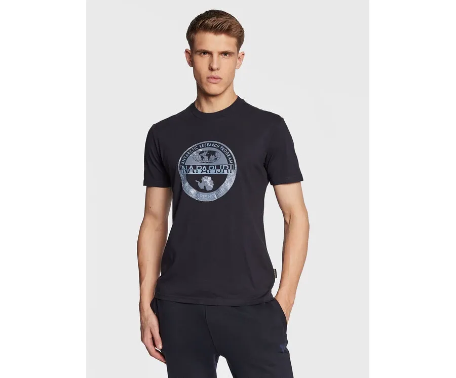 obrazek 1 Napapijri T-Shirt S-Bollo NP0A4H9K Granatowy Regular Fit