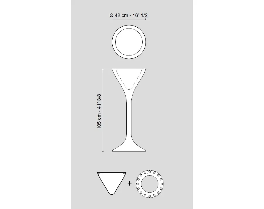 obrazek 2 Podświetlany ledowo cooler do alkoholu by Luxury Products