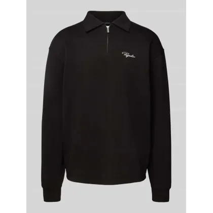 Zdjęcie Koszulka polo o kroju oversized z wyhaftowanym logo model ‘SIGNAR TERRY’