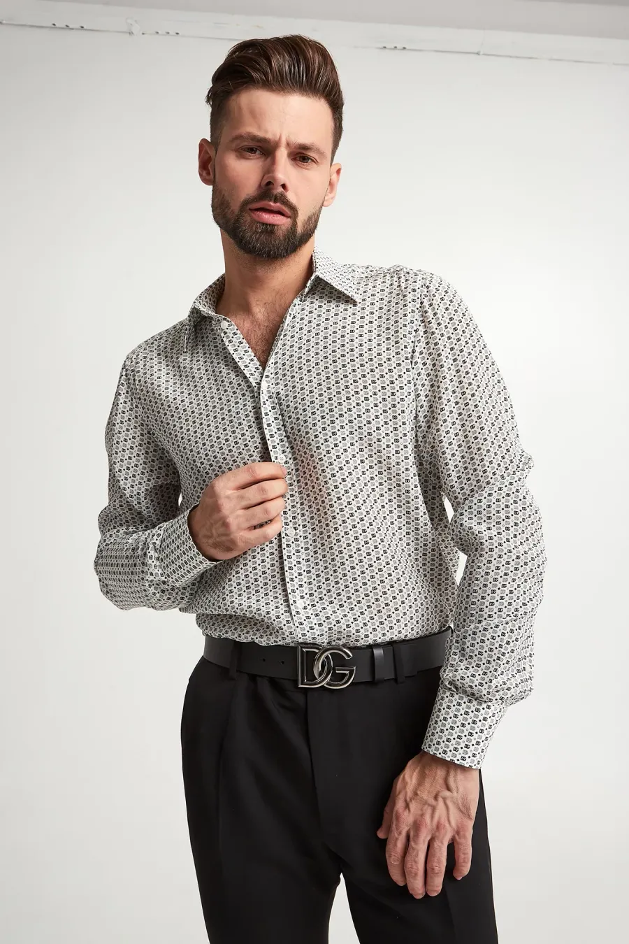 obrazek 1 Koszula męska jedwabna DOLCE & GABBANA Dolce & Gabbana