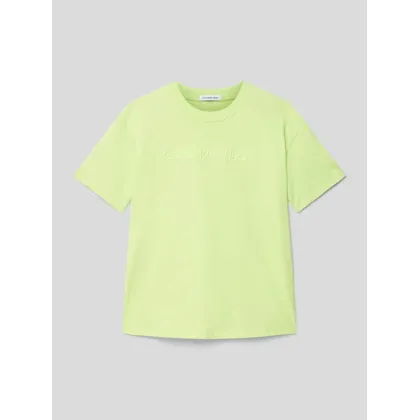 Zdjęcie T-shirt z wyhaftowanym logo model ‘RAISED’