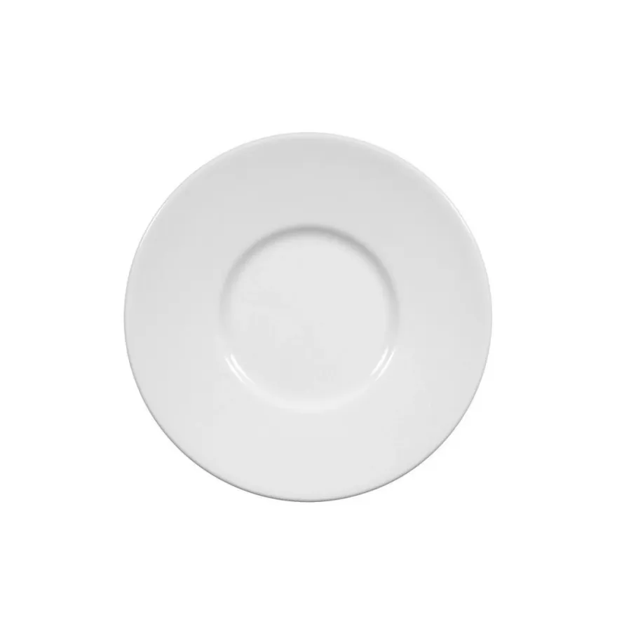 obrazek 1 Mały porcelanowy spodek pod filiżankę do kawy 12 cm o nowoczesnym kształcie - Seltmann Weiden