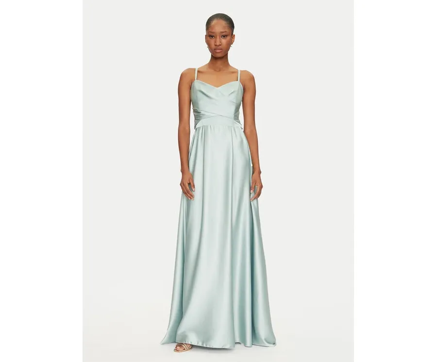 obrazek 1 Rinascimento Sukienka wieczorowa CFC0122706003 Zielony Regular Fit