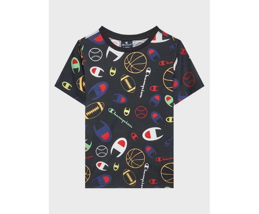 obrazek 1 Champion T-Shirt 306131 Granatowy Regular Fit