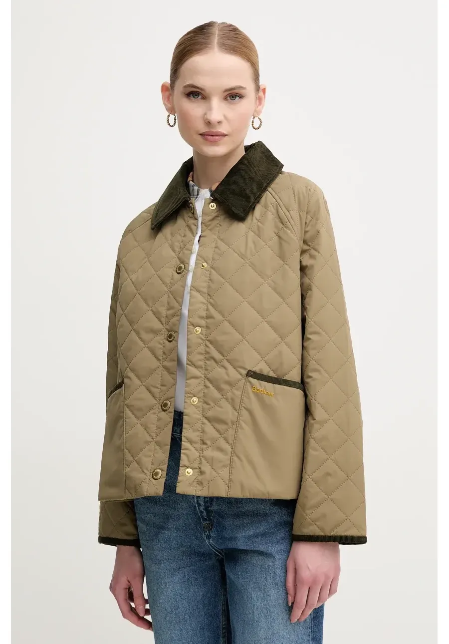 obrazek 1 Barbour kurtka Anise kolor zielony przejściowa oversize LQU1813GN32