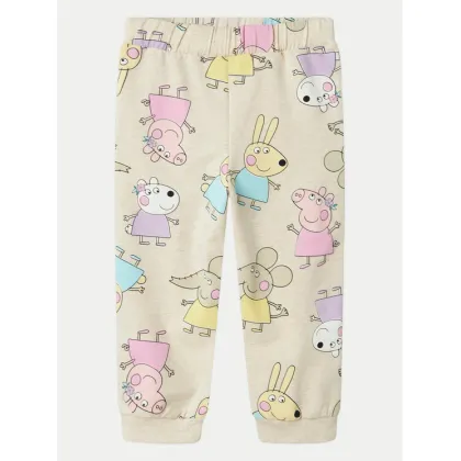 Zdjęcie NAME IT Spodnie dresowe Fira Peppa 13240633 Beżowy Regular Fit