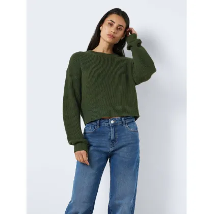 Zdjęcie Noisy May Sweter Maysa 27021536 Zielony Relaxed Fit