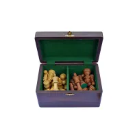Zdjęcie Pudełko do przechowywania szachów z palisandru na figury szachowe 3,5