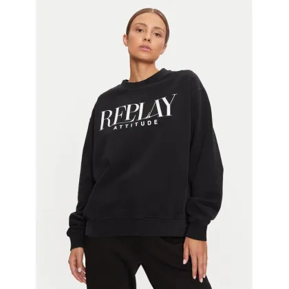 Zdjęcie REPLAY Bluza W3106C.000.22890CS Czarny Oversize