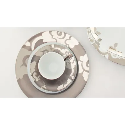 Zdjęcie Piękna porcelanowa zastawa stołowa dla 12 osób - Porcel