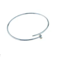 Picture Gold stiff bracelet from Italy