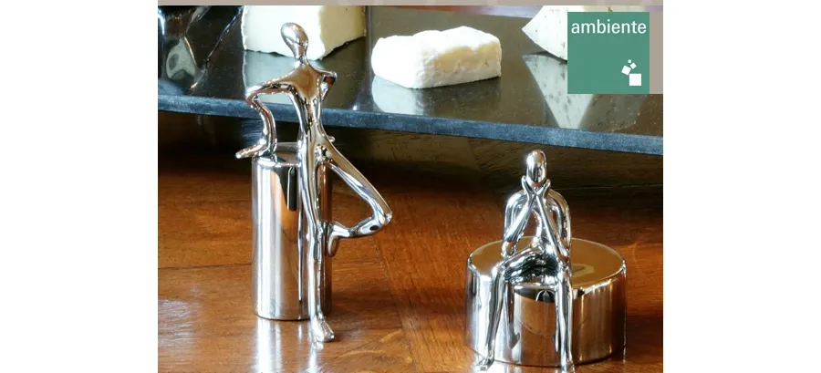 obrazek 2 Designerski zestaw solniczki i pieprzniczki