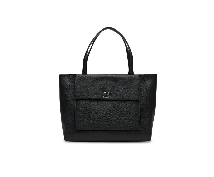 obrazek 1 Calvin Klein Torebka Ck Medium Shopper_Tex K60K613178 Czarny