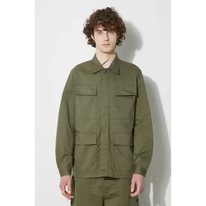Zdjęcie Universal Works kurtka Mw Fatigue Jacket męski kolor zielony regular z kołnierzykiem klasycznym 166.LIGHT.OLIVE