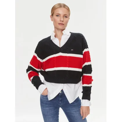 Zdjęcie Tommy Jeans Sweter DW0DW15941 Kolorowy Regular Fit