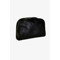 Picture Elegant black leather cosmetic bag - Terrida